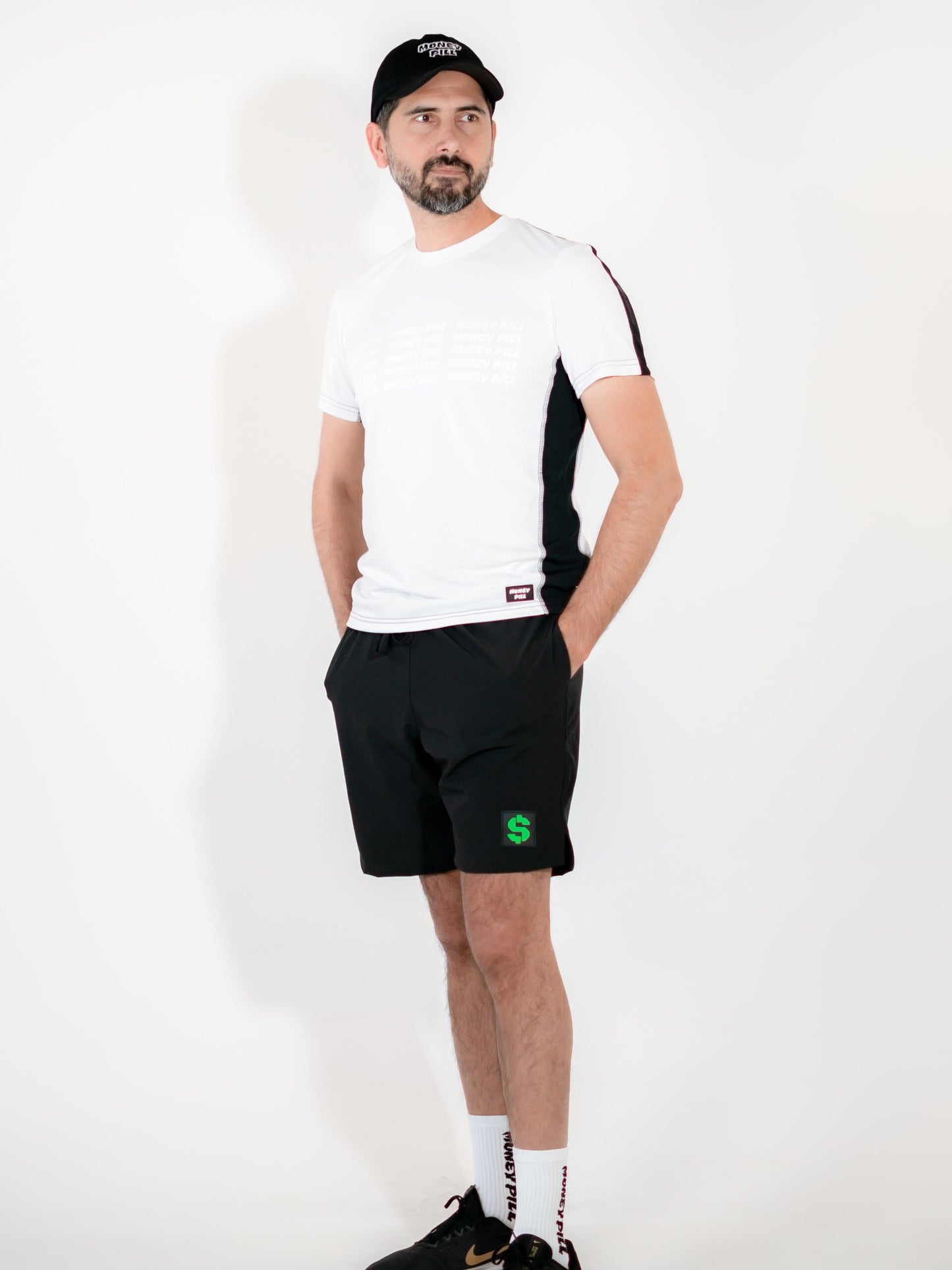 SHORT DEPORTIVO CABALLERO NEGRO